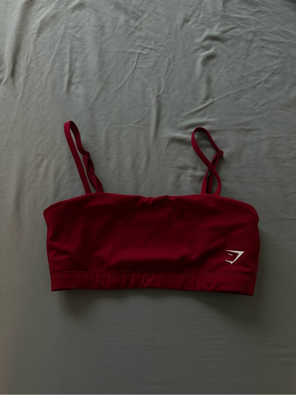 Gymshark Wine Red Strappy Sports Bralette
